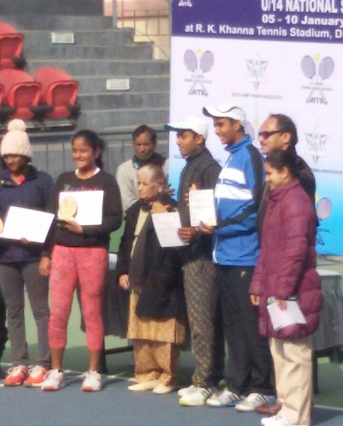 Achievement in National Series Tennis Tournament