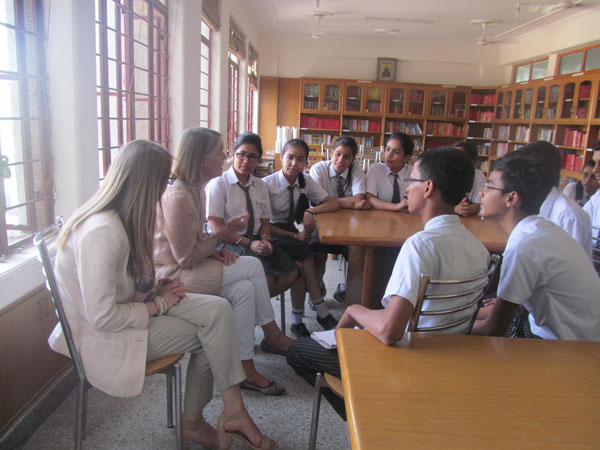 Interaction with Mrs. Angela Ffrench, Director of Operations South and South East Asia