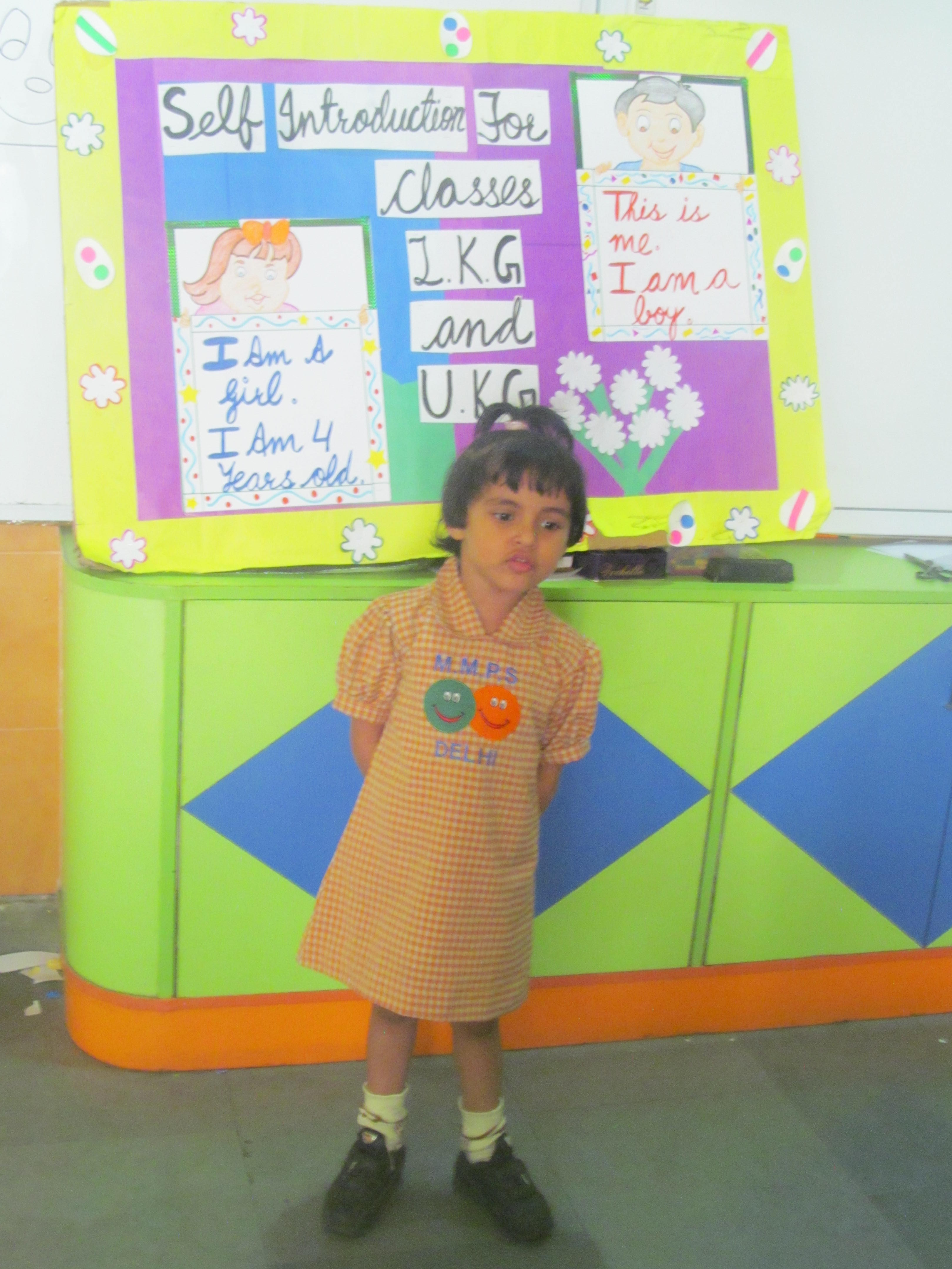 SELF INTRODUCTION FOR LKG-UKG