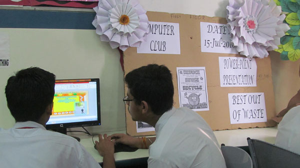 PowerPoint presentation on Best out of Waste by Computer Club