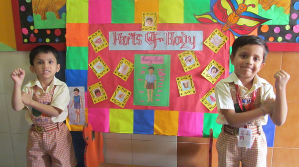 Show And Tell About Your Body Parts activity for Pre-primary classes