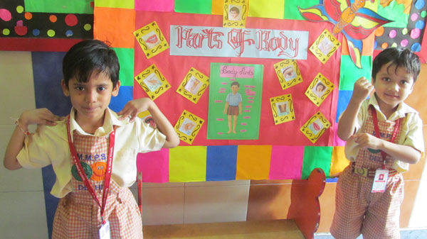 Show And Tell About Your Body Parts activity for Pre-primary classes