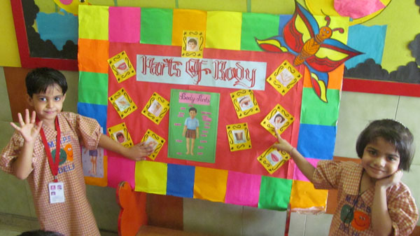 Show And Tell About Your Body Parts activity for Pre-primary classes