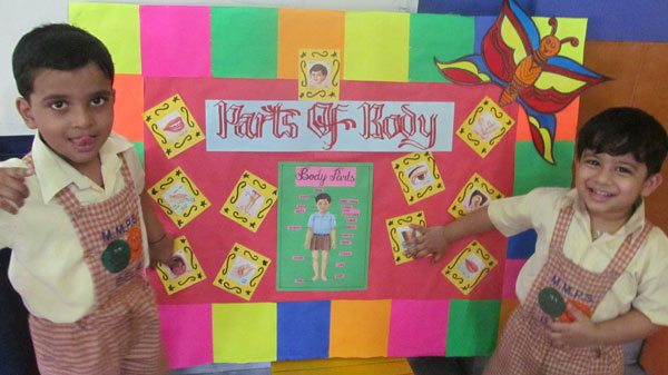 Show And Tell About Your Body Parts activity for Pre-primary classes