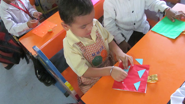 Making Paper Bag Activity.