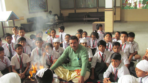 A SPIRITUAL GATHERING - Hawan Ceremony class V