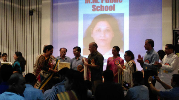 Felicitation of Mrs Neeru Vij- Best Teacher