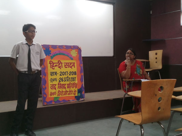Debate By Hindi Club
