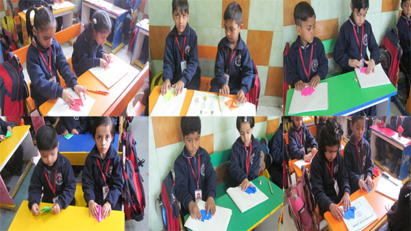 Paper Folding Activity for Tiny Tots