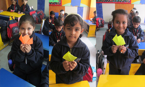 Paper Folding Activity for Tiny Tots