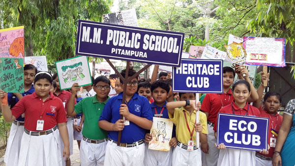 Rally on Save Tiger by Eco and Heritage Club