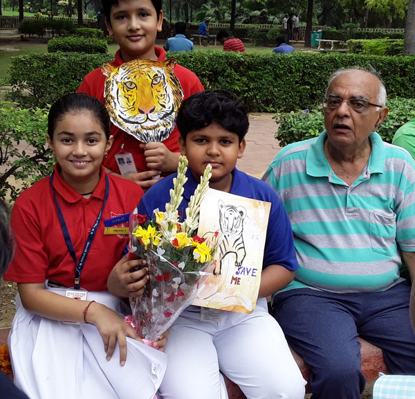 Rally on Save Tiger by Eco and Heritage Club