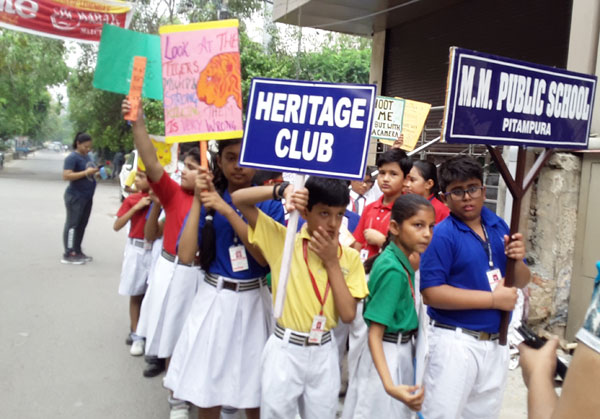 Rally on Save Tiger by Eco and Heritage Club