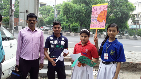 Rally on Save Tiger by Eco and Heritage Club