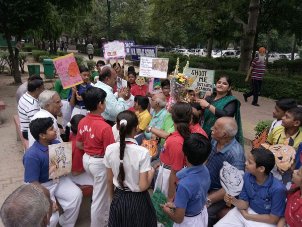 Rally on Save Tiger by Eco and Heritage Club