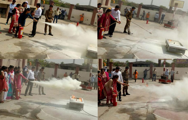 MOCK DRILL ON FIRE SAFETY