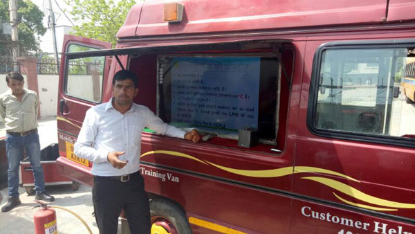 MOCK DRILL ON FIRE SAFETY