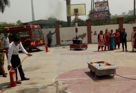 MOCK DRILL ON FIRE SAFETY