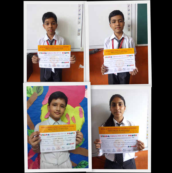 Achievements in Art & Craft Zonal Competition