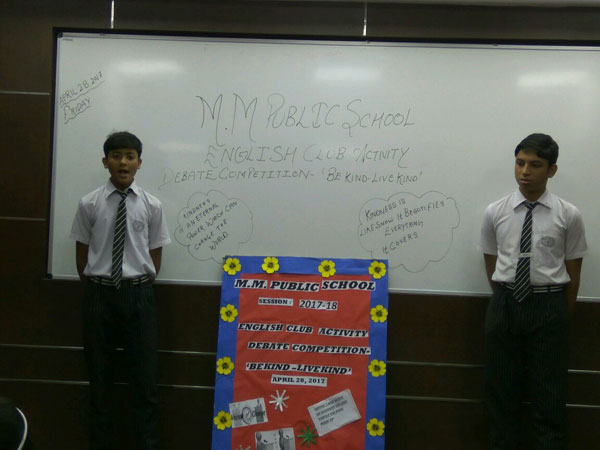 Debate Competition by English Club