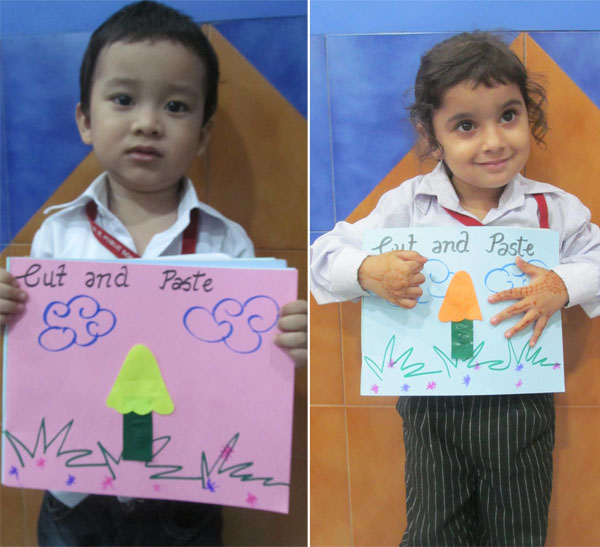 Cut and Paste Activity by Tiny Tots