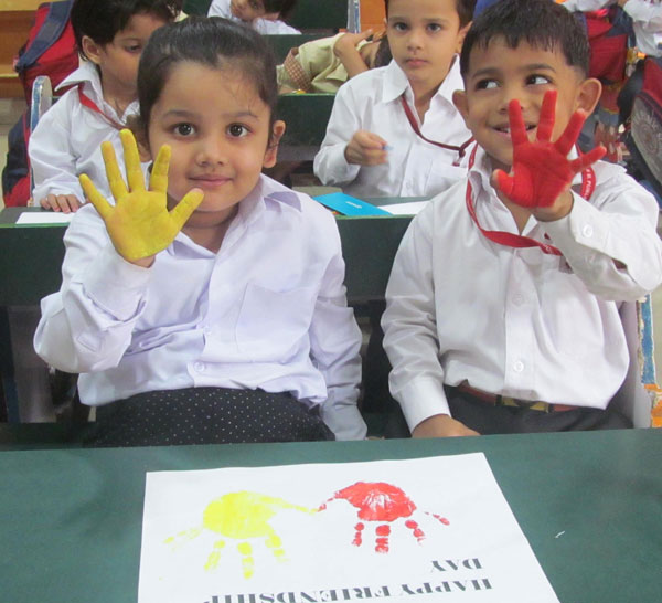 Friendship Day celebration by Tiny Tots