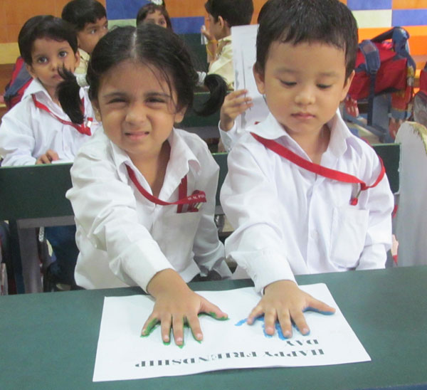 Friendship Day celebration by Tiny Tots