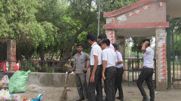 Visit To Slum Area By SAC Club