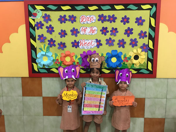 Days of the Week activity for Mont students