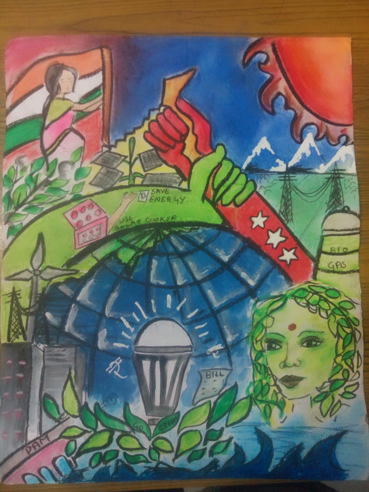 Energy Conservation activity by Art & Craft Club