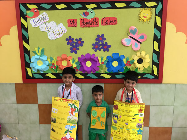 Show and tell- Shapes & colours
