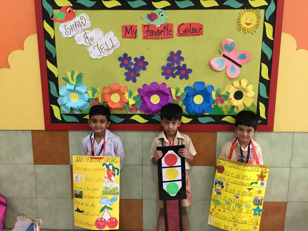 Show and tell- Shapes & colours