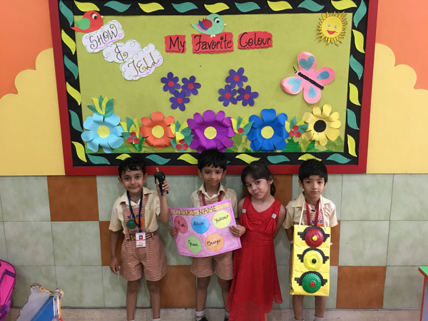 Show and tell- Shapes & colours