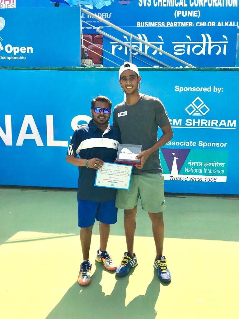 One more glitter in the shine of our National Lawn Tennis Champion.