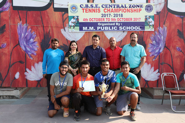 CBSE CENTRAL ZONE TENNIS TOURNAMENT 2017-2018
