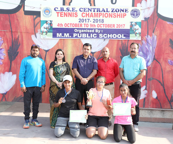 CBSE CENTRAL ZONE TENNIS TOURNAMENT 2017-2018