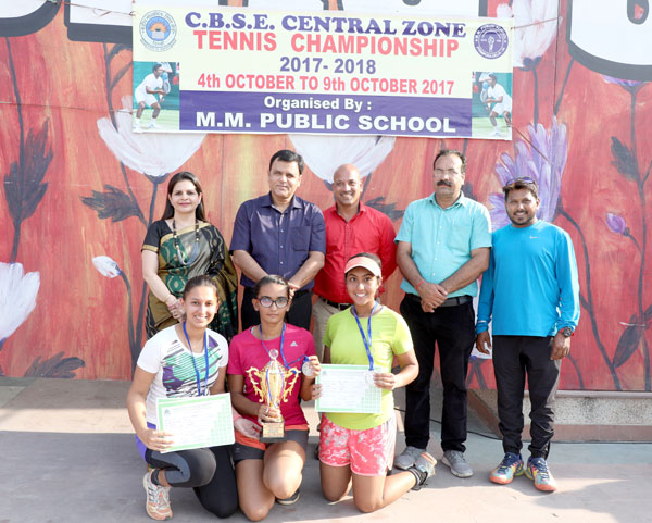 CBSE CENTRAL ZONE TENNIS TOURNAMENT 2017-2018