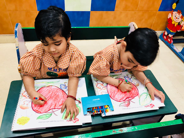 Colouring Activity for Mont students