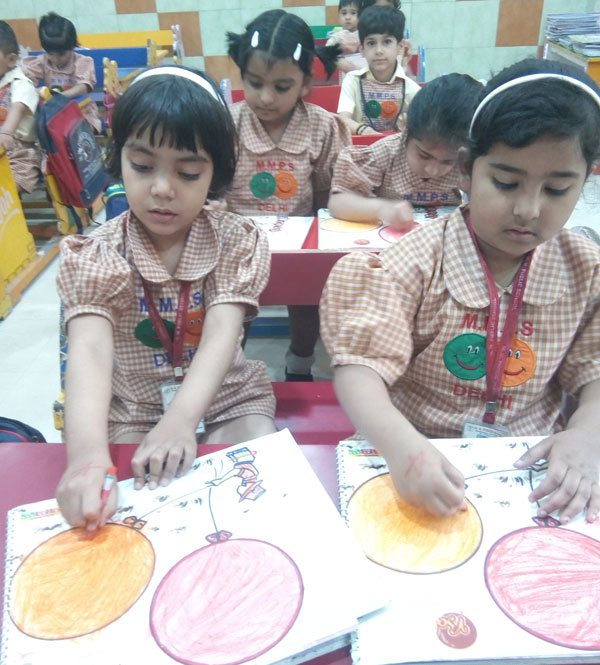 Colouring Activity for Mont students