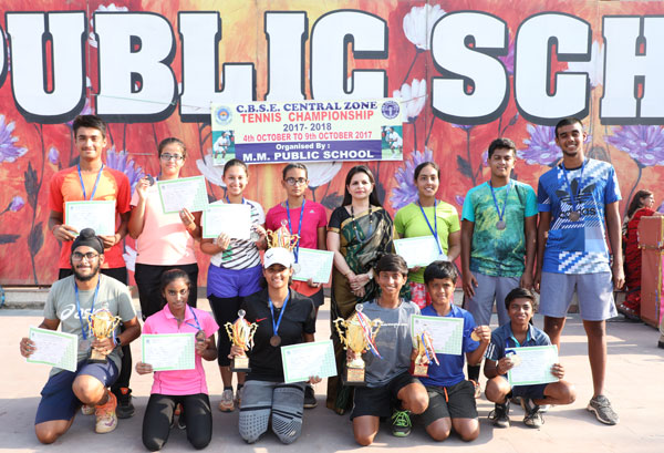 CBSE CENTRAL ZONE TENNIS TOURNAMENT 2017-2018