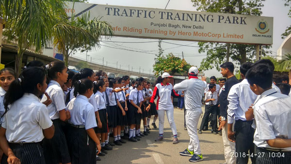 Visit to Traffic Training Park, Punjabi Bagh