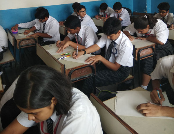 Slogan writing activity by Eco Club