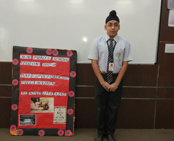 Declamation activity by English club