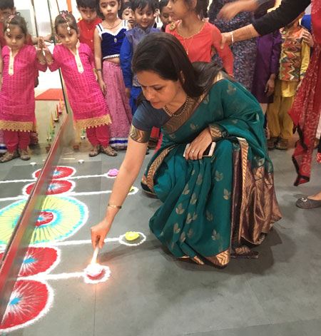 Diwali Celebration by Pre-primary students