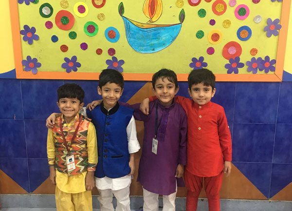 Diwali Celebration by Pre-primary students