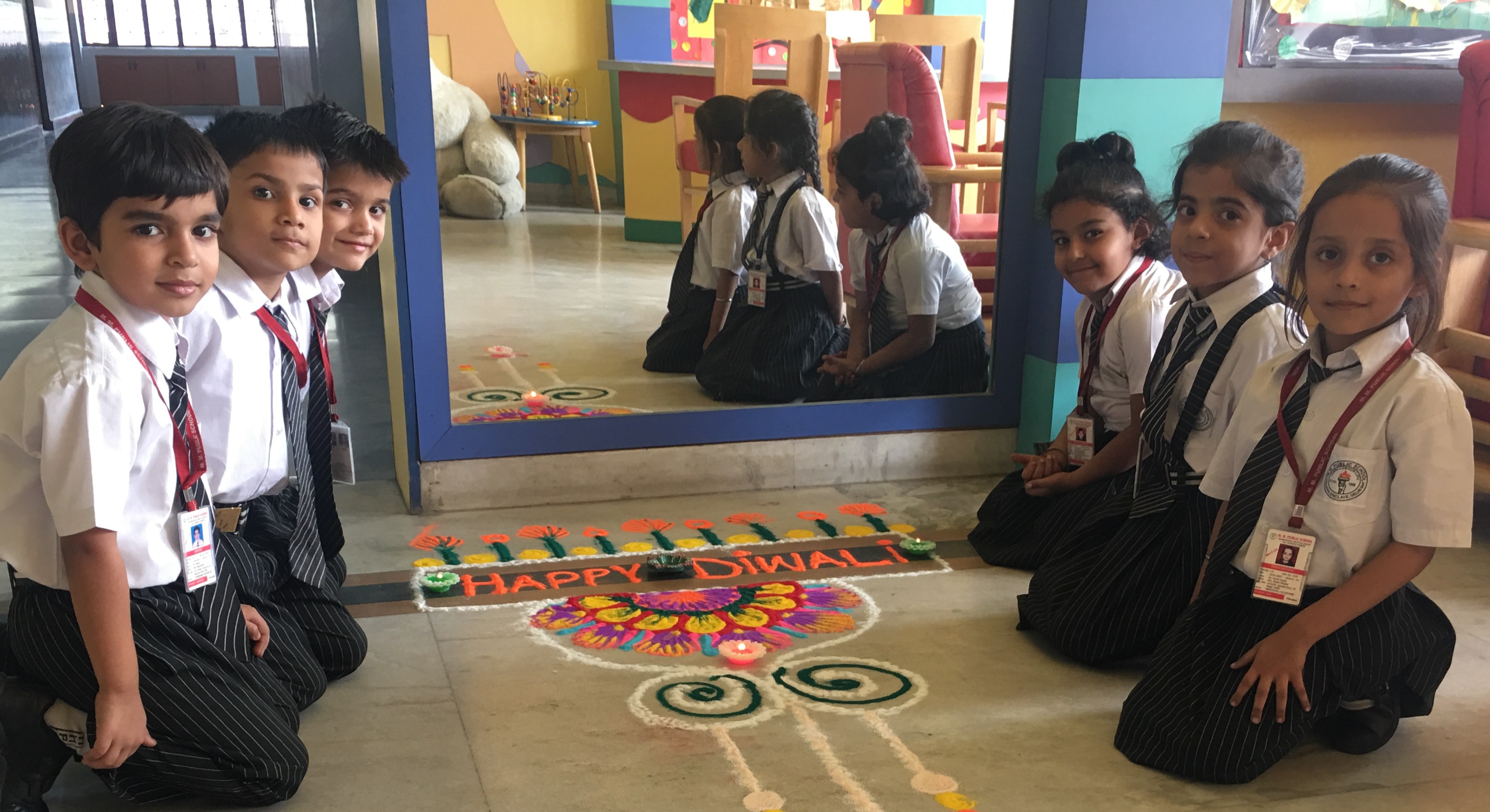 Diwali Celebration by Pre-primary students