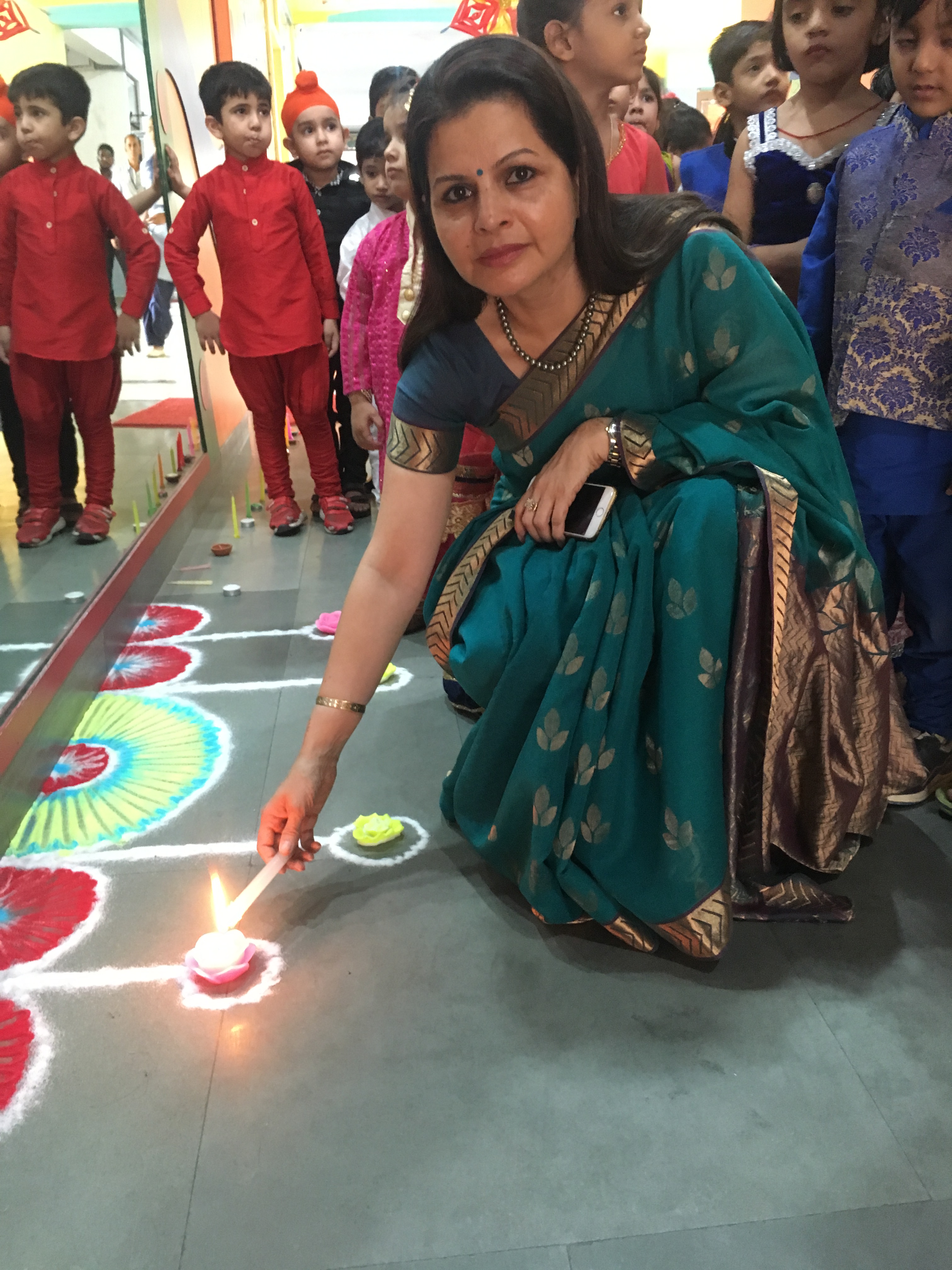 Diwali Celebration by Pre-primary students