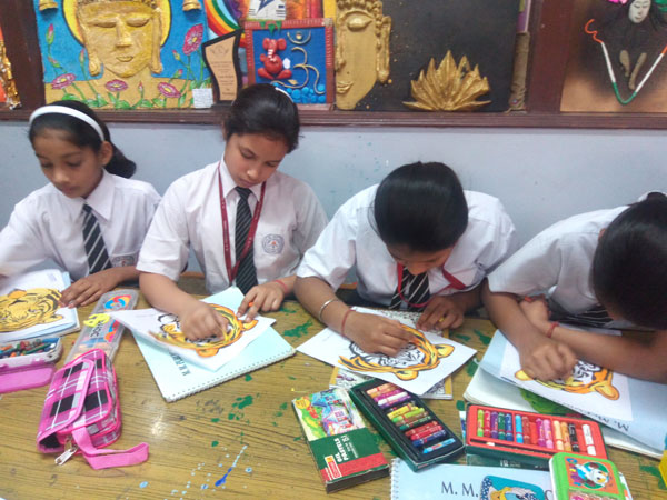Mask making (Tiger) competition