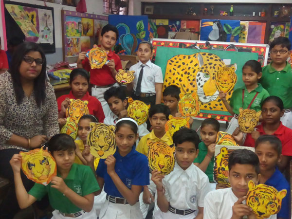 Mask making (Tiger) competition