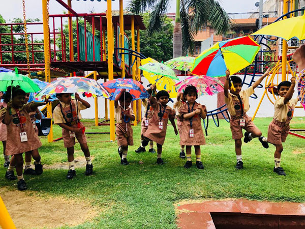 ENJOYING RAIN